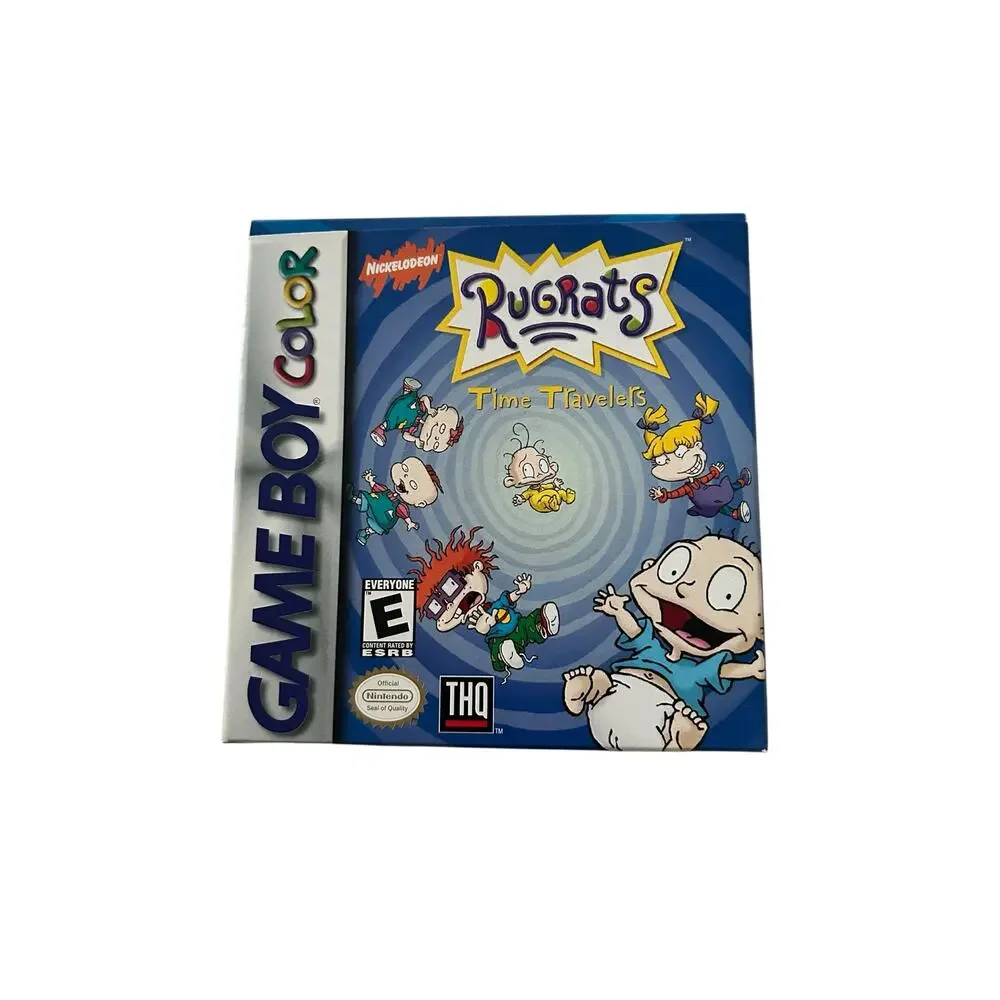 Rugrats: Time Travelers Nintendo Game Boy Complete w/ Box & Manual Needs Battery